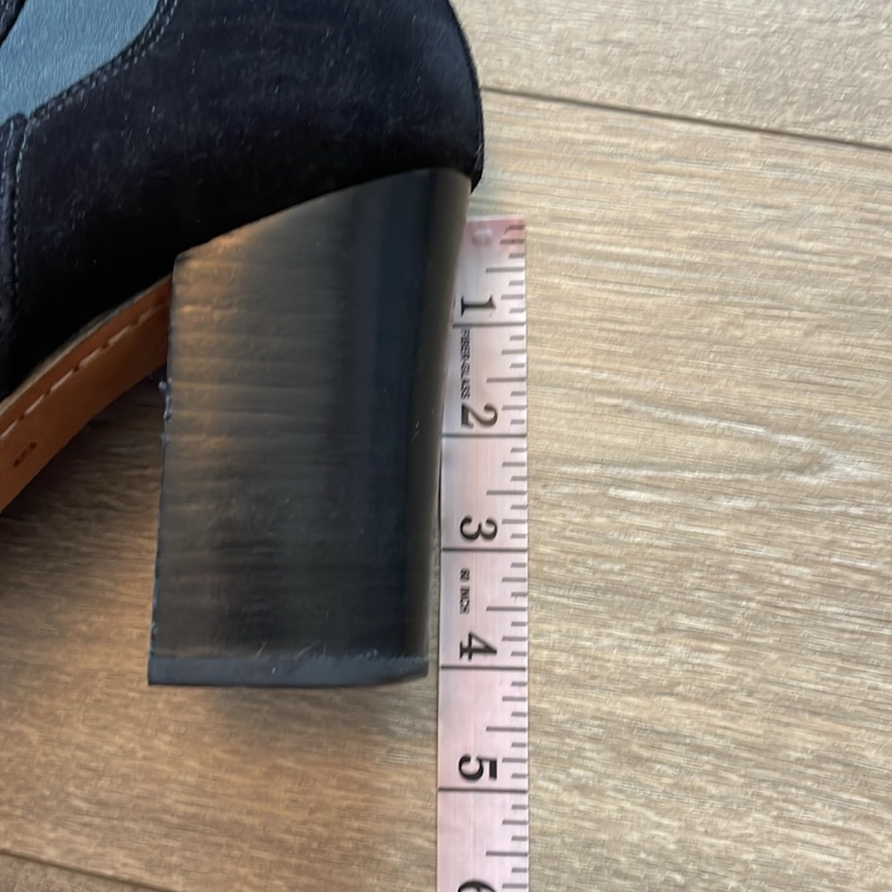 Coach Odelle Black Oiled Suede Bootie Size 9 - Picture 10 of 10